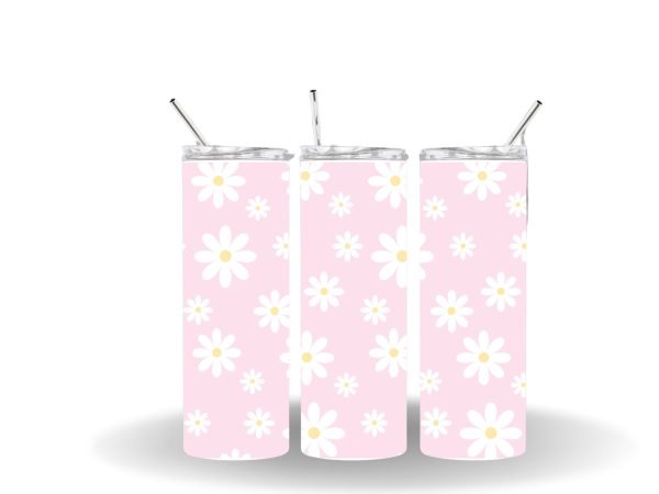 Daisy Dream Pink Tumbler
