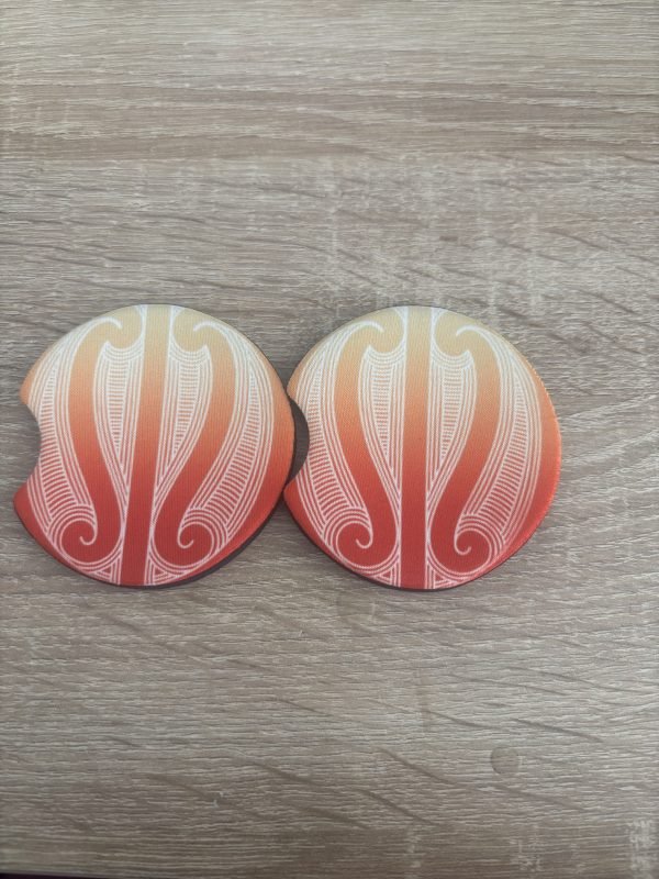 Ombre Maori Car Coasters