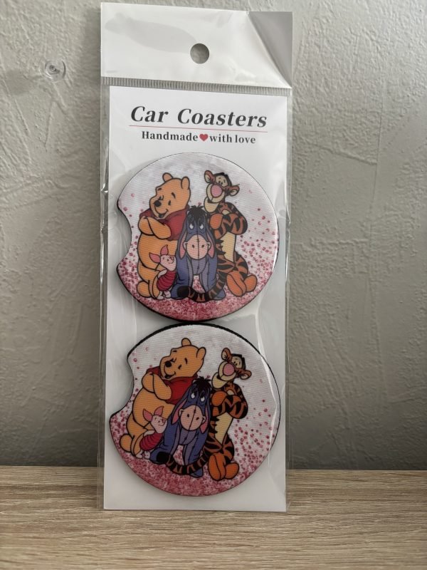 Pooh Car Coasters