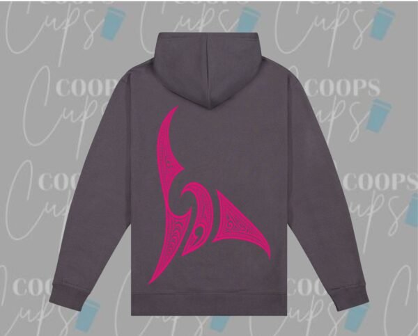 Pre-Order: Custom Hoodie with Pink Māori-Inspired Design - Image 4