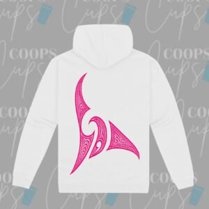 Pre-Order: Custom Hoodie with Pink Māori-Inspired Design