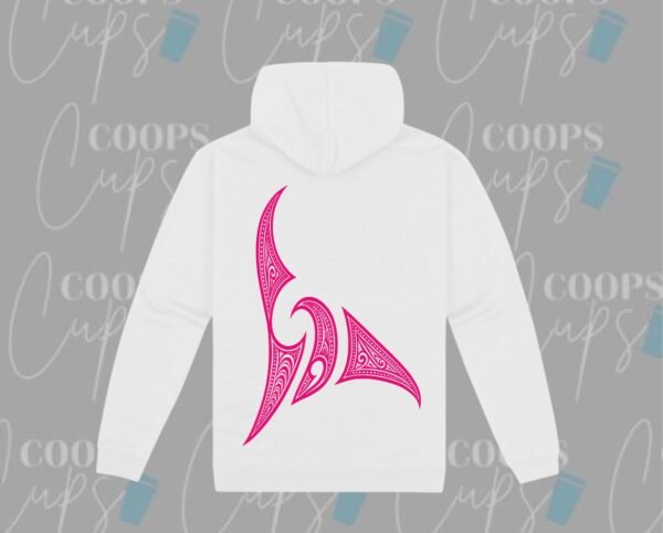 Pre-Order: Custom Hoodie with Pink Māori-Inspired Design