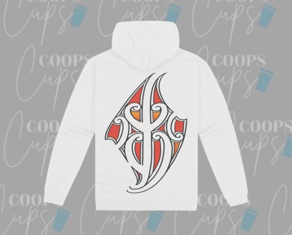 Pre-Order: Custom Hoodie with red Māori-Inspired Design