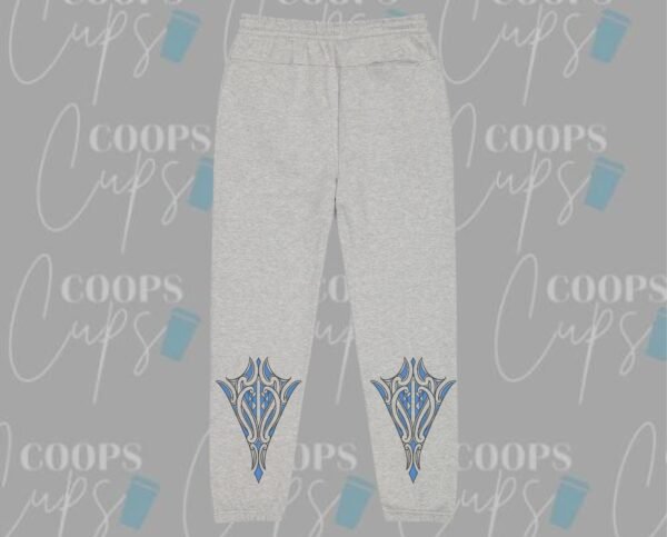 Pre-Order: Custom Track Pants with Blue Māori-Inspired Design