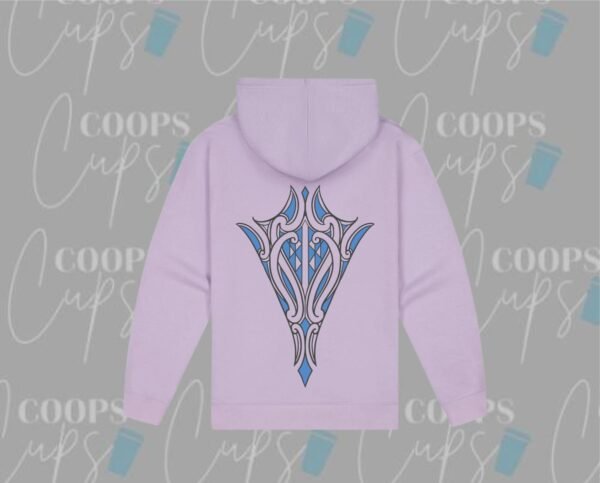 Pre-Order: Custom Hoodie with Blue Māori-Inspired Design - Image 5