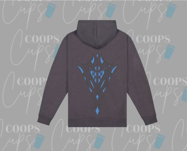 Pre-Order: Custom Hoodie with Blue Māori-Inspired Design - Image 2