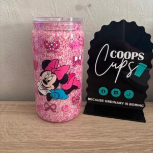 Minnie Mouse Snowglobe Tumbler