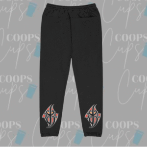 Pre-Order: Custom Track Pants with Red/White Māori-Inspired Design