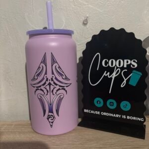 Lavender Māori Tumbler