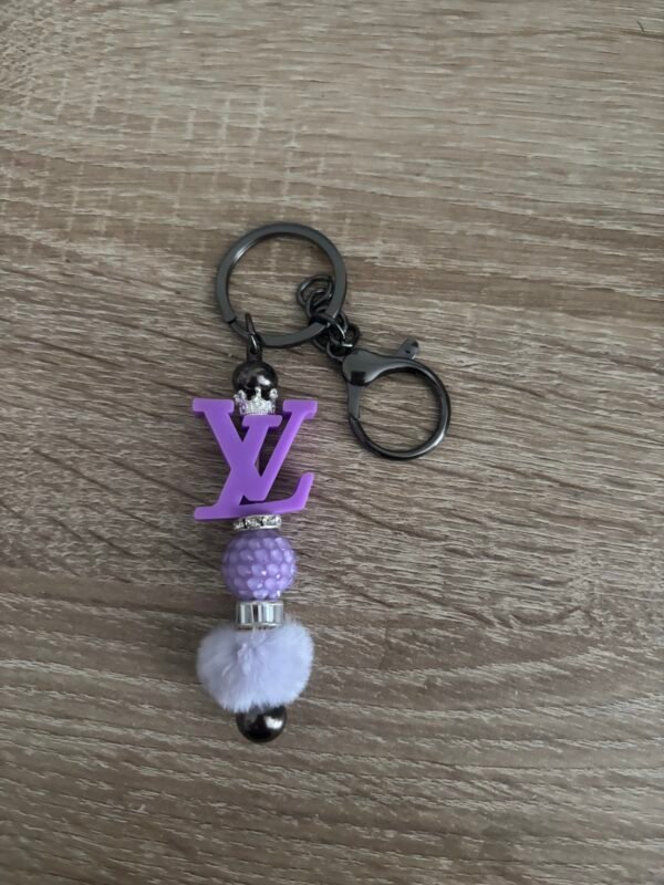 Lv Key Ring Purple