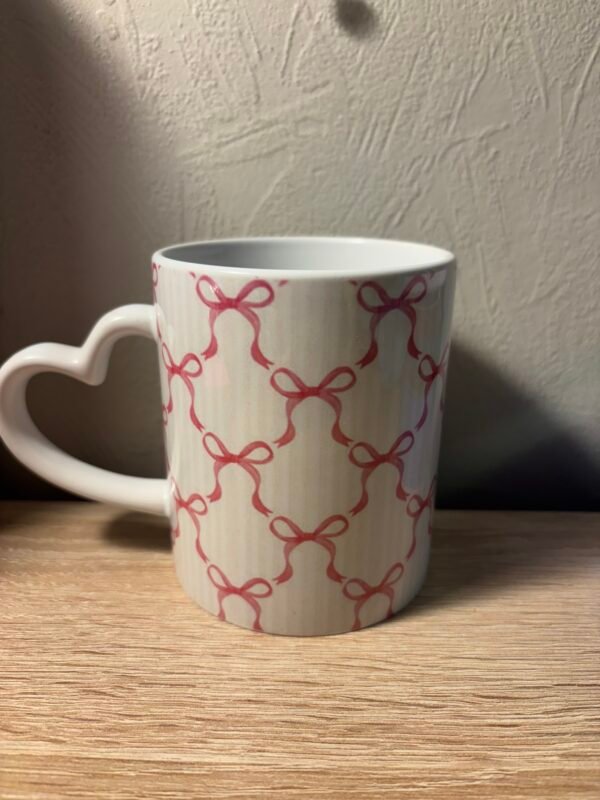 Bow Heart Mug