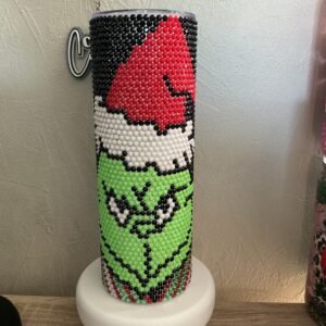 Grinch Rhinestone Tumbler