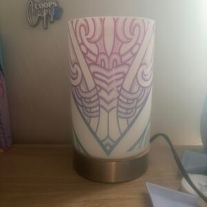 Purple And Blue Màori Lamp