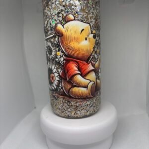 Pooh Glass Handled Snowglobe