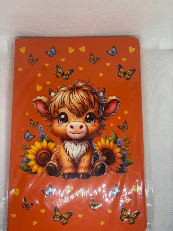 Baby Highland Cow Note Book