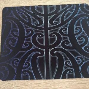 Blue Maori Mouse Pad