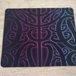 Purple Pink Blue Maori Mouse Pad